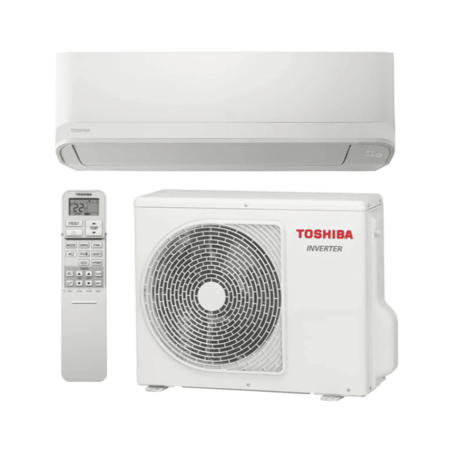 Ilmalämpöpumppu Toshiba Seiya+ 13, Valkoinen.