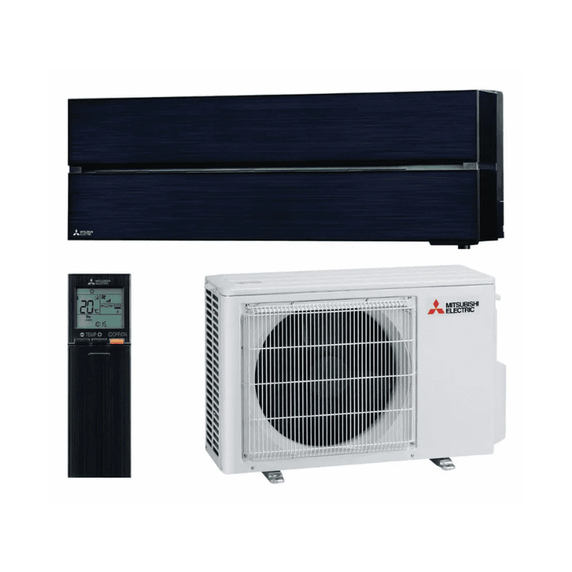 Ilmalämpöpumppu Mitsubishi Electric LN35 Onyxinmusta.