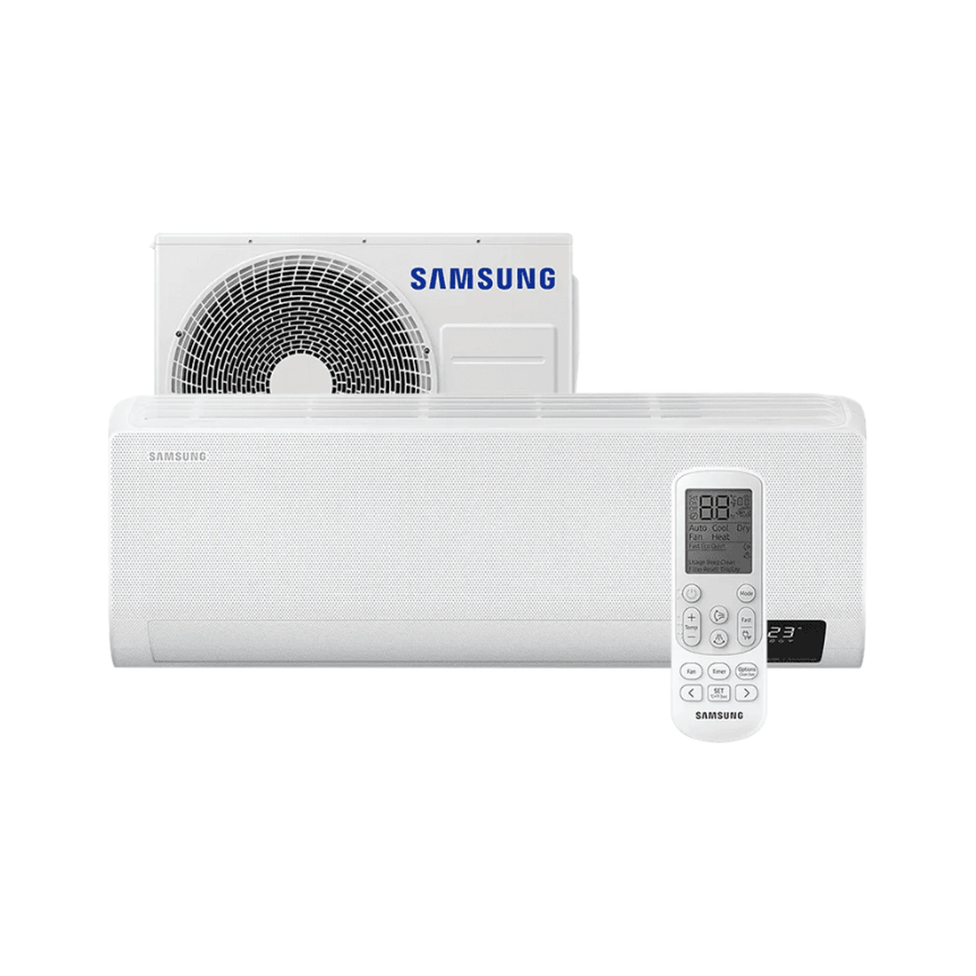 Ilmalämpöpumppu Samsung WindFree Comfort 12, Valkoinen.