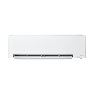 Mitsubishi Electric RZ50 – valkoinen RZ-sarjan sisäyksikkö edestä, ilmanohjaimet auki.